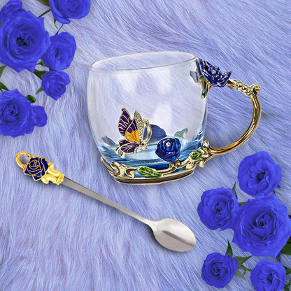 Glass tea mug