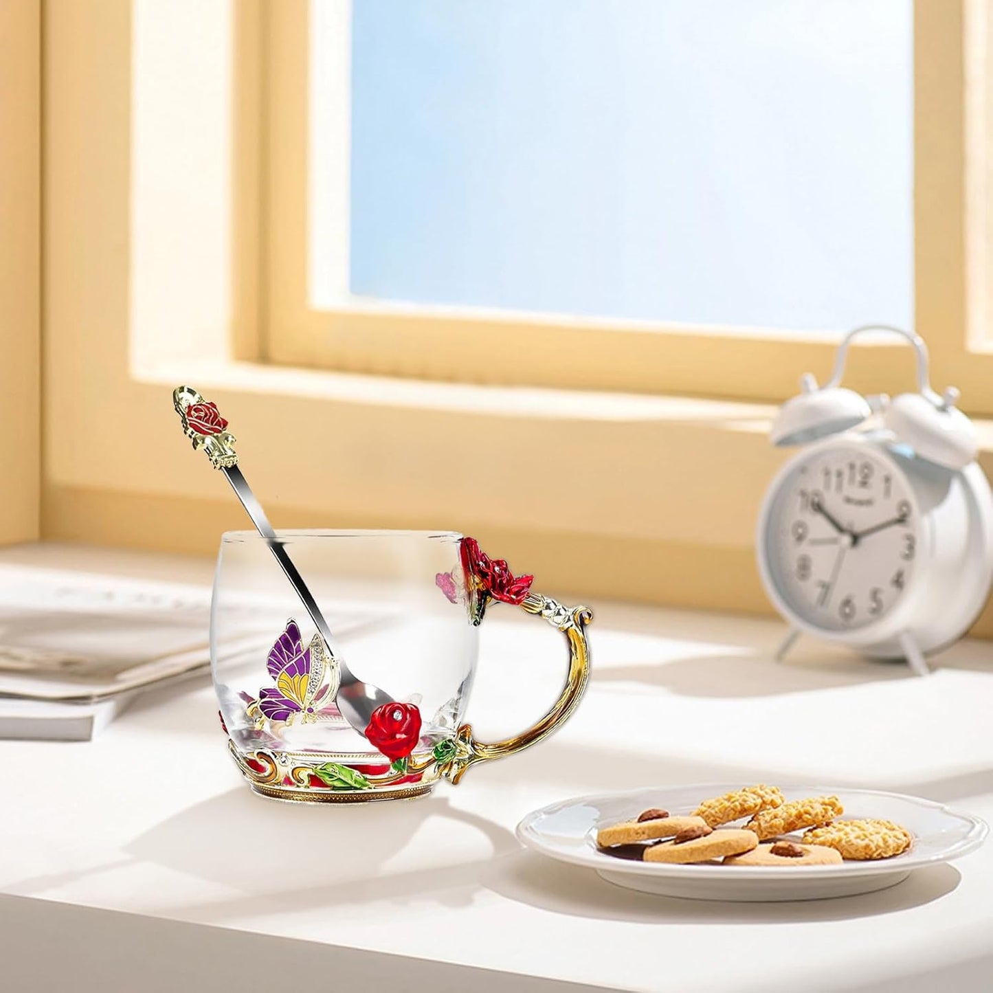 Glass tea mug
